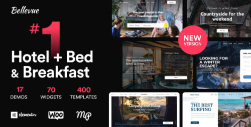 Bellevue 4.2.7 – Hotel + Bed and Breakfast Booking Calendar Theme