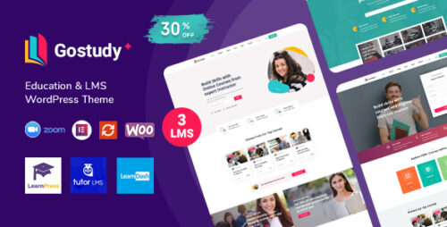 Gostudy 2.5.3 – Education WordPress Theme
