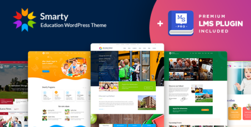 Smarty 3.5.6 – Kindergarten, School, High school, College, University WordPress theme