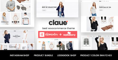 Claue 2.1.6 – Responsive Fashion, Portfolio, Blog & WooCommerce Theme