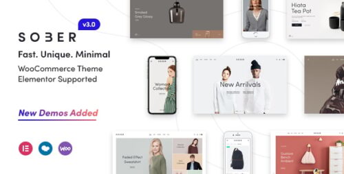 Sober 3.5.0 – WooCommerce WordPress Theme