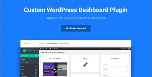 Ultimate Dashboard pro 3.10.3 – Custom WordPress Dashboard Plugin