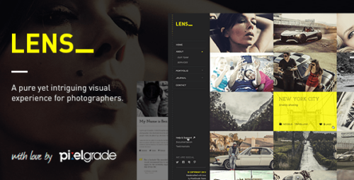 LENS 2.6.0 – An Enjoyable Photography WordPress Theme