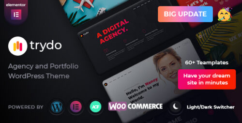 Trydo 1.2 – Creative Agency & Portfolio WordPress Theme