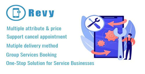 Revy 2.1 – WordPress booking system for repair service industries