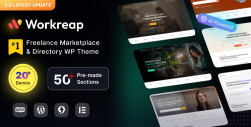 Workreap 3.3.0 – Freelance Marketplace and Directory Theme