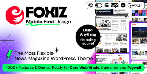 Foxiz 2.6.3 – WordPress Newspaper News and Magazine