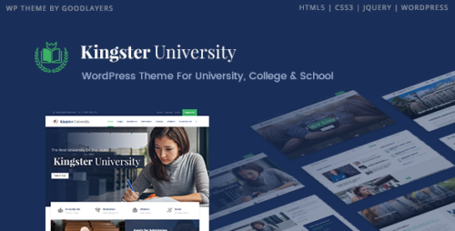 Kingster 3.2.3 – Education WordPress For University, College and School