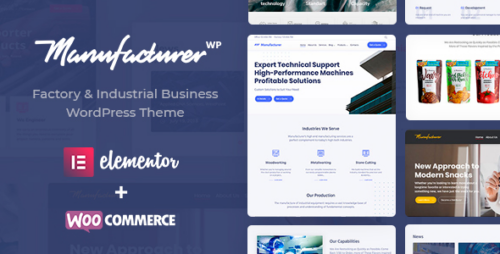 Manufacturer 1.3.11 – Factory and Industrial WordPress Theme