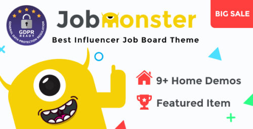 Jobmonster 4.7.6 – Job Board WordPress Theme
