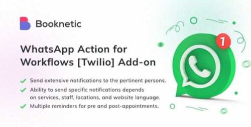 Twilio Whatsapp action for Booknetic Workflows 1.1.0