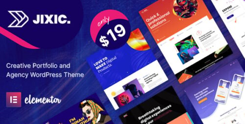 Jixic 1.7 – Creative Portfolio & Agency WordPress Theme