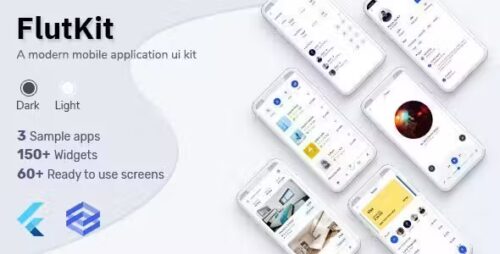 FlutKit – Flutter UI Kit v12.0