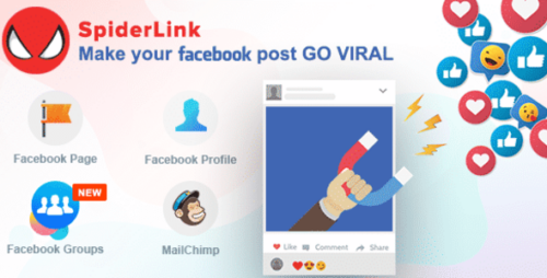 Facebook SpiderLink 2.5 – Make Your Facebook Post GO VIRAL