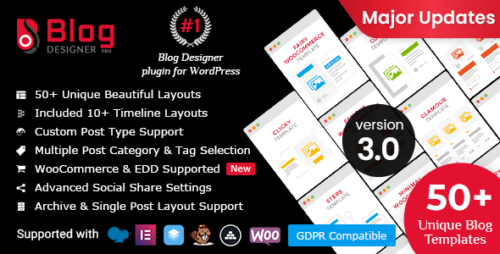 Blog Designer Pro for WordPress 3.4.5