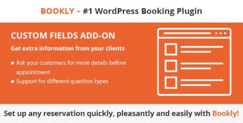 Bookly Custom Fields addon 4.8
