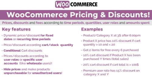 WooCommerce Pricing & Discounts 15.0