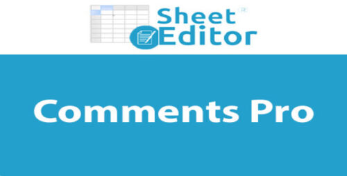 WP Sheet Editor Comments Pro Addon 1.1.37
