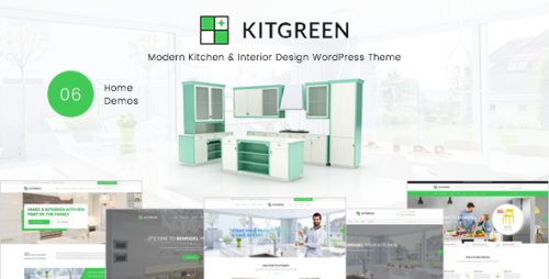 KitGreen 2.1.0 – Modern Kitchen & Interior Design WordPress Theme