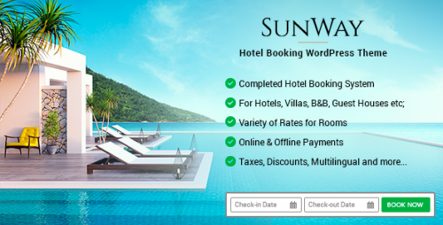 Sunway 5.6 – Hotel Booking WordPress Theme