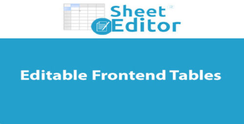 WP Sheet Editor Editable Frontend Tables Addon 2.4.31