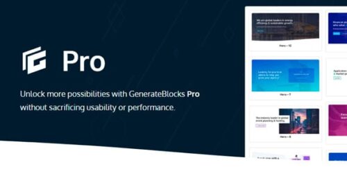 GenerateBlocks Pro 1.5.2 + Free 1.7.3