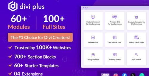 Divi Plus 1.12.1 – Powerful Modules for Divi Theme