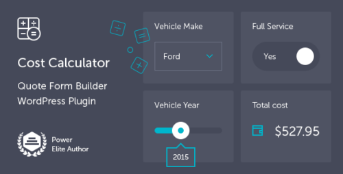 Cost Calculator WordPress Plugin 2.4.1