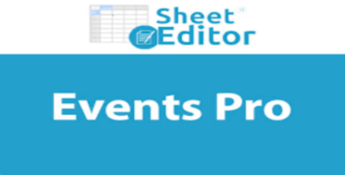 WP Sheet Editor Events Pro Addon 1.1.25