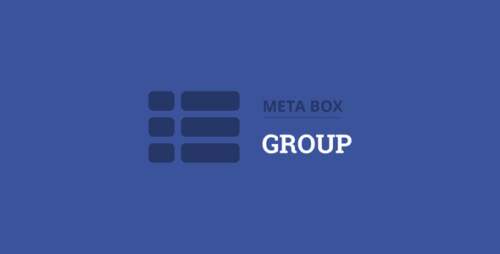 Meta Box Group Addon 1.4.4