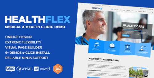HEALTHFLEX 2.7.5 – Doctor Medical Clinic & Health WordPress Theme