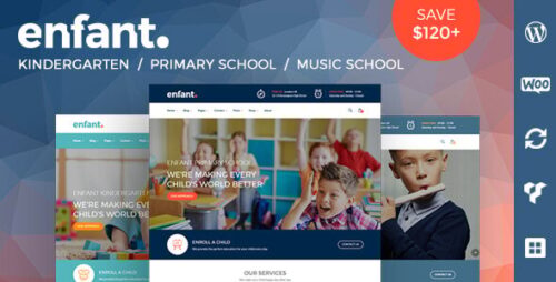 Enfant 1.3.4 – School and Kindergarten WordPress Theme