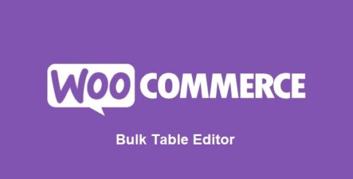 Woocommerce Bulk Table Editor Addon 2.5.8