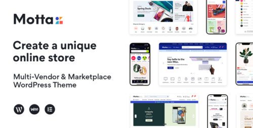 Motta 1.5.1 – Multi-Vendor and Marketplace WordPress Theme