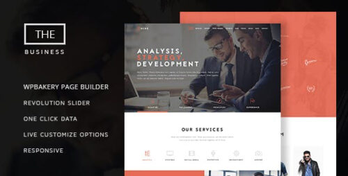 The Business 1.6.1 – Powerful One Page Biz WP Theme