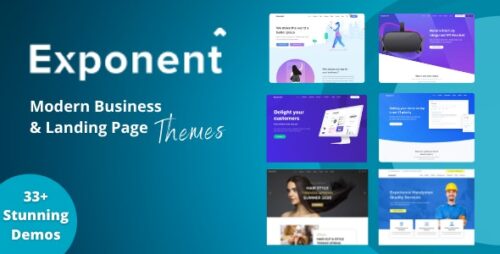 Exponent 1.3.0.9 – Modern Multi-Purpose Business WordPress Theme