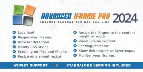 Advanced iFrame Pro 2025.2