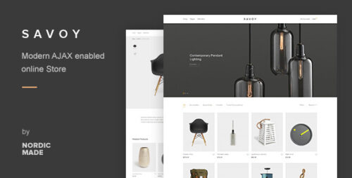 Savoy 3.0.7 – Minimalist AJAX WooCommerce Theme