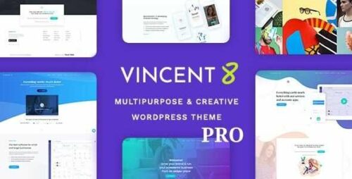 Vincent Eight 1.28 – Responsive Multipurpose WordPress Theme