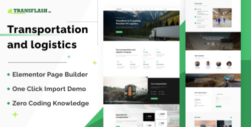 Transflash 1.0.8 – Transportation and Logistics WordPress Theme