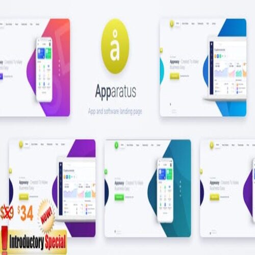 Apparatus 4.5.0 – A Multi-Purpose One-Page Portfolio and App Landing Theme