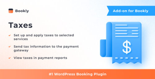 Bookly Taxes Addon 2.7