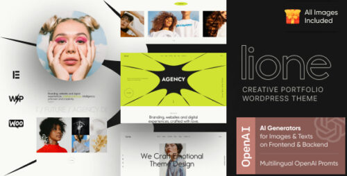 Lione 1.8.0 – Personal Portfolio for Creatives WordPress Theme
