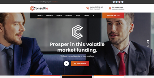 Consultio 3.2.5 – Corporate Consulting WordPress Theme