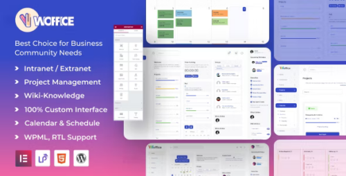 Woffice 5.4.21 – Intranet/Extranet WordPress Theme
