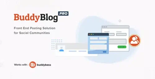 BuddyBlog Pro 1.4.6 – Front-end posting solution for BuddyPress and BuddyBoss platform