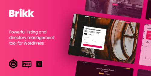 Brikk 2.7.0 – Directory & Listing WordPress Theme