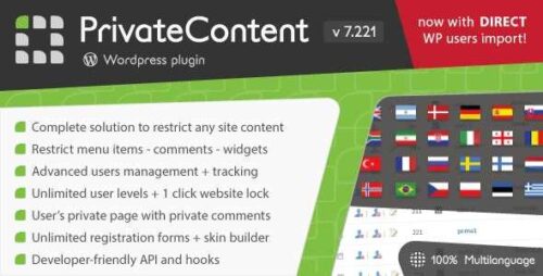 PrivateContent 9.2.2 – Multilevel Content WordPress Plugin