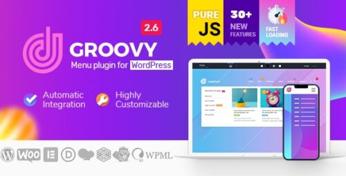 Groovy Mega Menu 2.6.3 – Responsive Menu Plugin for WordPress