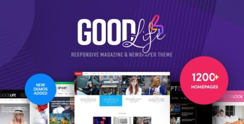 GoodLife 4.6.0n – Magazine & Newspaper Theme